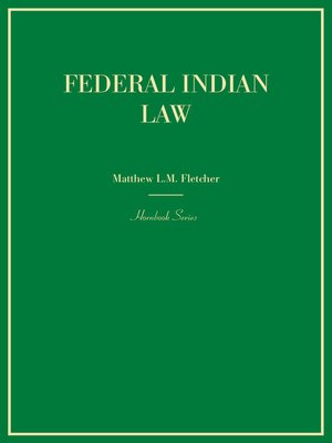 cover image of Federal Indian Law